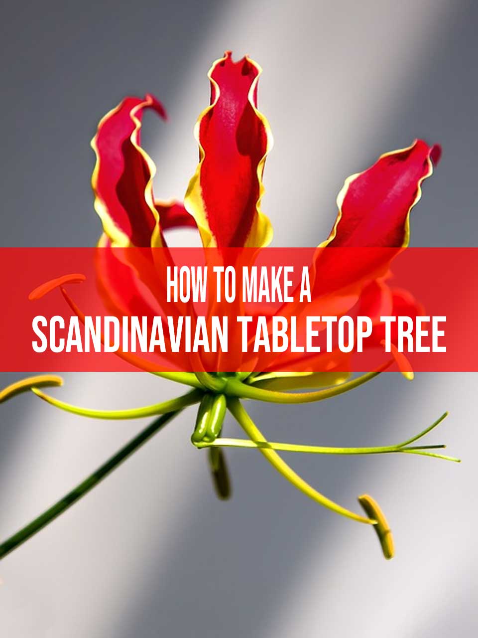 scandinavian tabletop tree