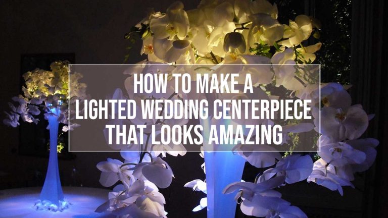 lighted wedding centerpieces