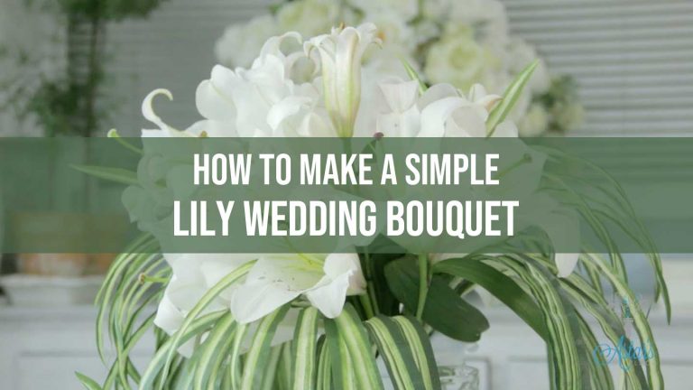 lily wedding bouquet