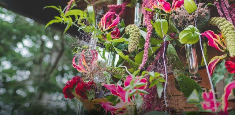 flower curtain