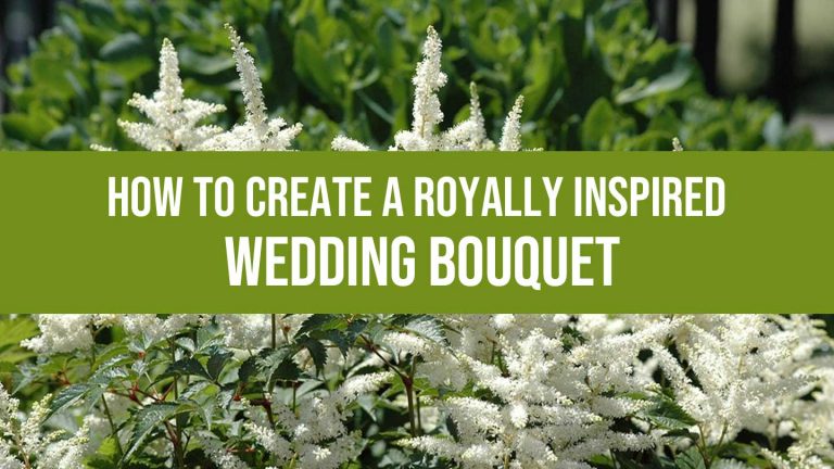 royally inspired wedding bouquet