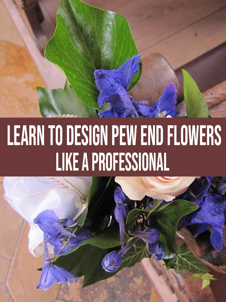 pew end flowers