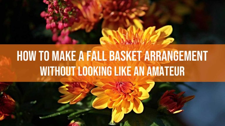 fall basket arrangement