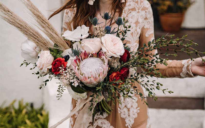 boho wedding bouquet ideas