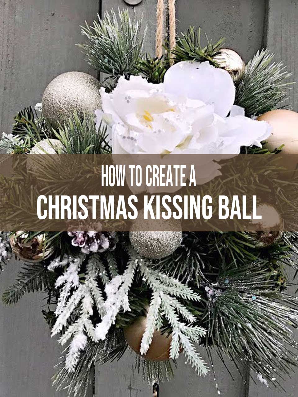 christmas kissing ball