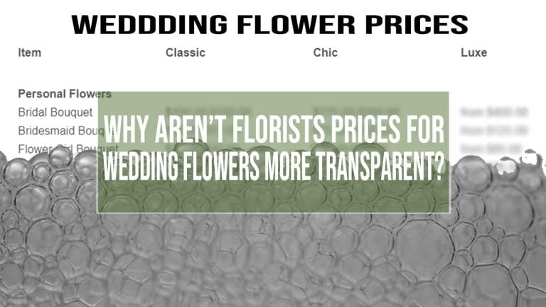 florists prices for wedding flowers