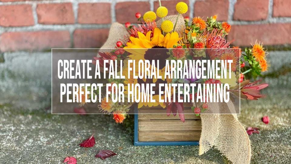 Create A Fall Floral Arrangement