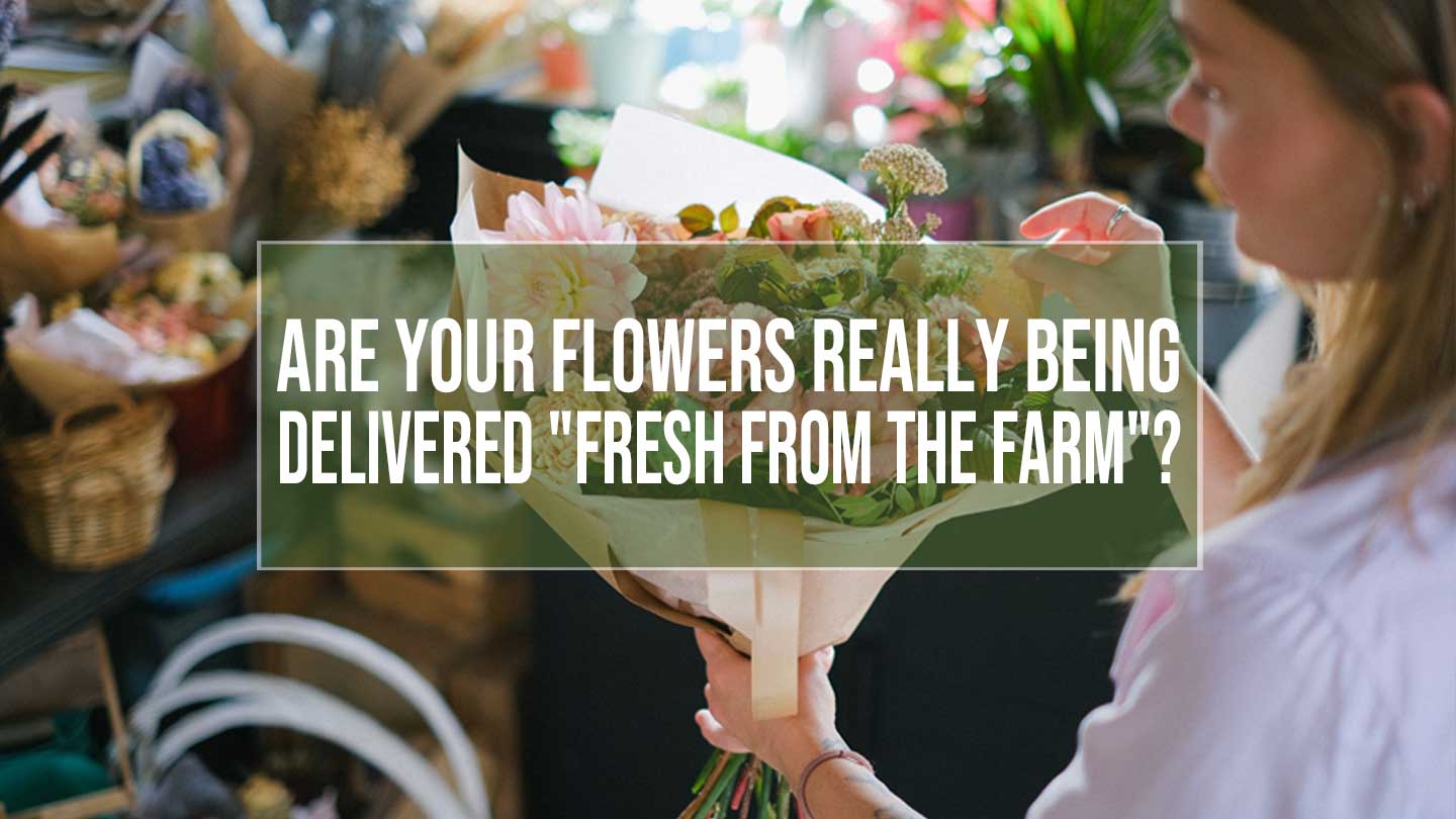 Are Your Flowers Really Being Delivered “Fresh From The Farm”?