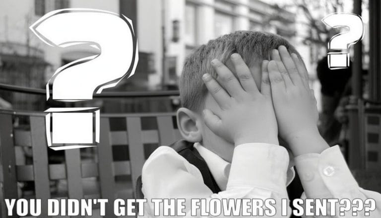 problems sending flowers fi