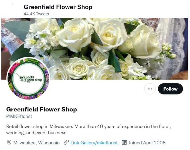 Twitter - MKEflorist