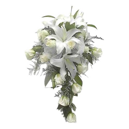 focal flower bridal bouquet