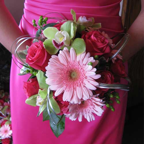 pink gerbera bouquet