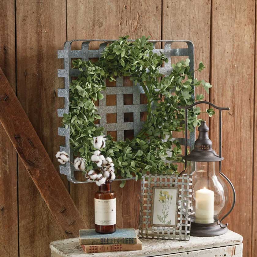 tobacco basket wall decor