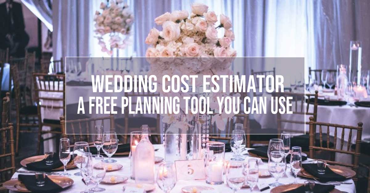 wedding cost estimator