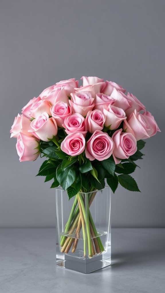 pink reserved roses