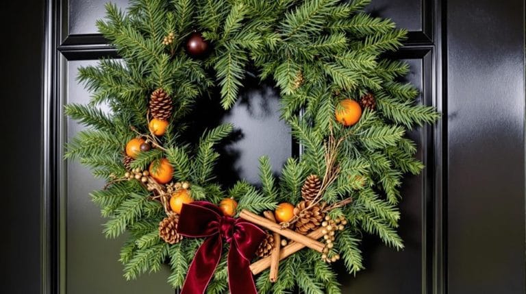 festive wreath decoration inspiration