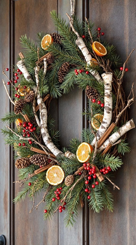 rustic forest inspired wreaths