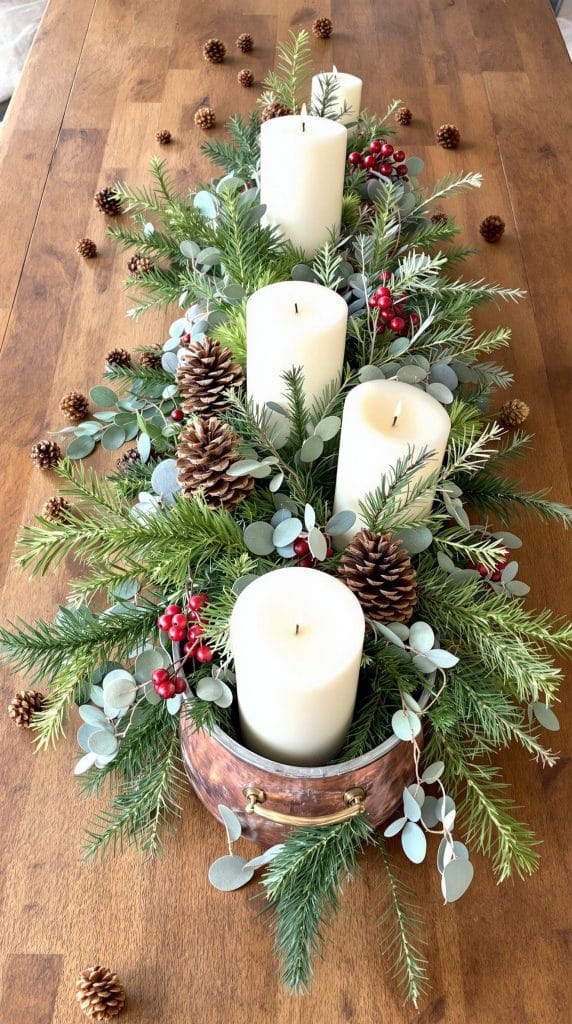 rustic_holiday_floral_centerpiece