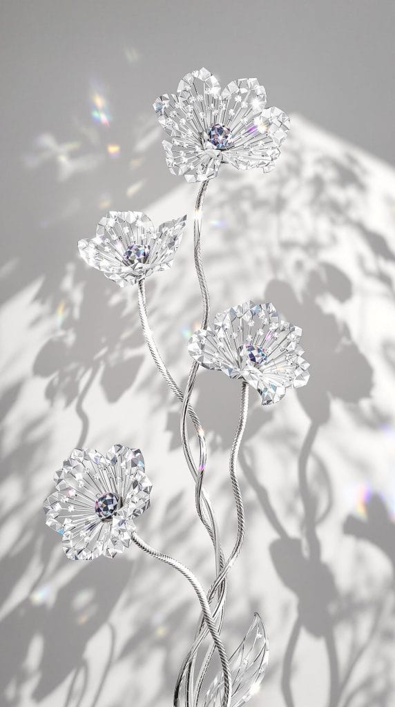 metallic_and_crystal_floral_installation