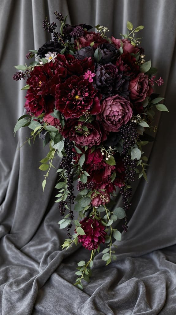 gothic romance with dark florals