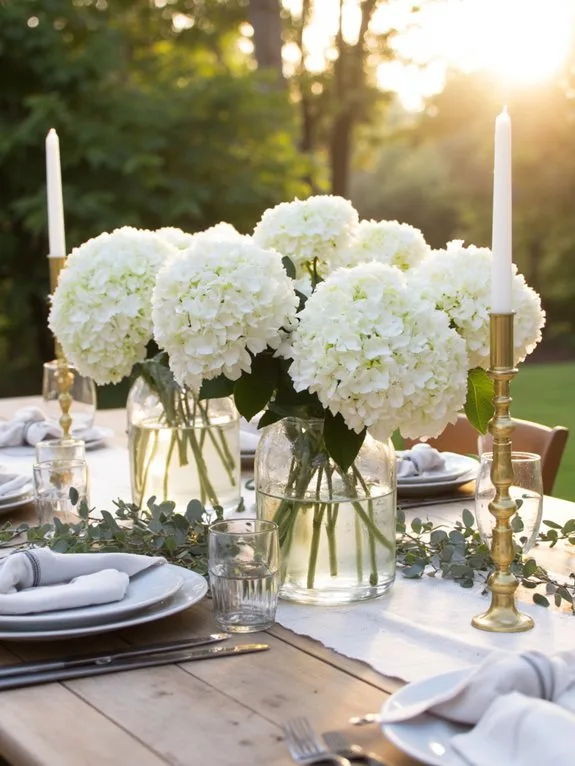 simple blooms elevated settings