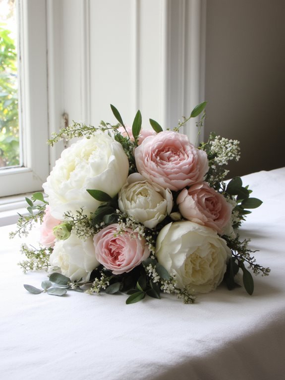 intimate ceremony flower selection
