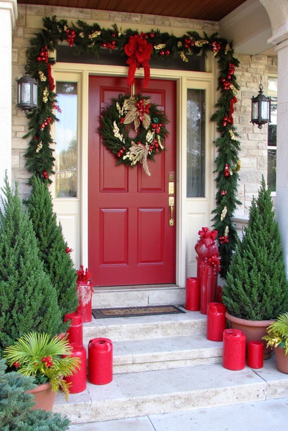 coordinated holiday color themes