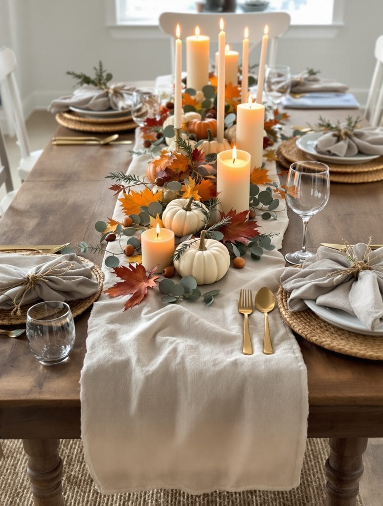 diy fall tablescape