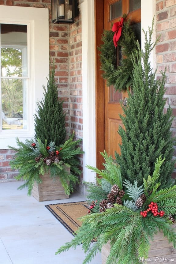 fresh greenery for christmas