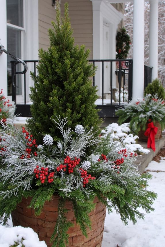 holiday porch display ideas