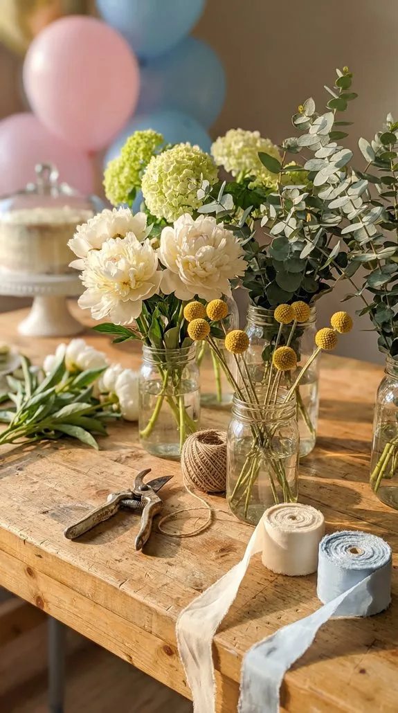 gender neutral flowers set foundation